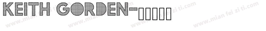 Keith Gorden字体转换